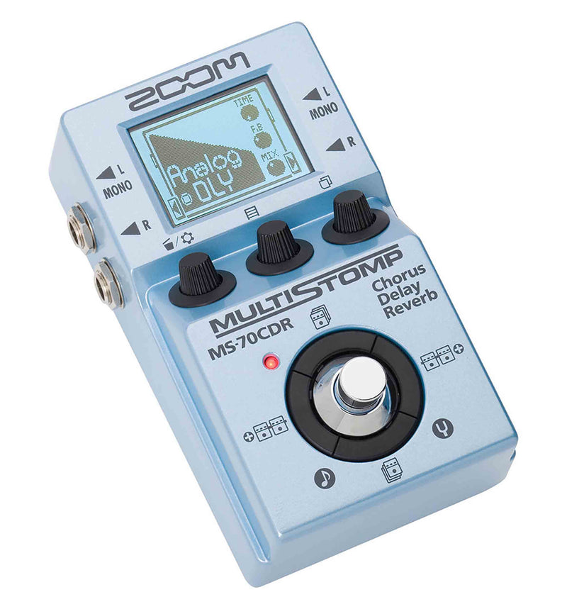 Zoom MS-70CDR+ MultiStomp Chorus/Delay/Reverb Pedal by Zoom