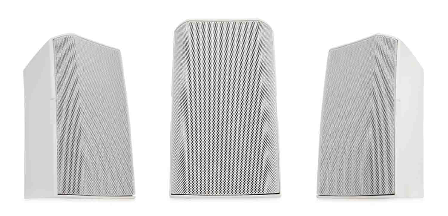 QSC AD-S6T-WH Acoustic Design Series 6.5-Inch 2-Way 150W Surface-Mount Loudspeaker - White - Hollywood DJ