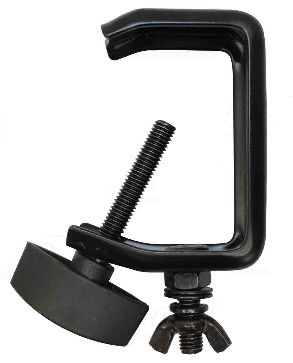 ProX T-C2A Light Duty Mounting C-Clamp for DJ Lighting Applications 1.5"- 2" with Flat Thumbscrew - Hollywood DJ