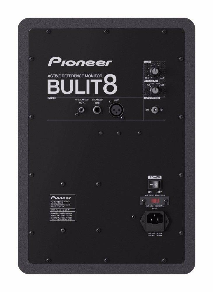 Pioneer DJ BULIT8 8 Active Reference Studio Monitor (Individual) - Hollywood DJ