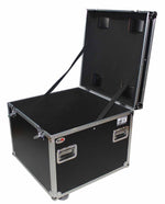 ProX XS-UTL6 Heavy Duty Utility Trunk Case with Caster Cups 4 4" Casters - 29.5" x 29.5" x 29" - Hollywood DJ