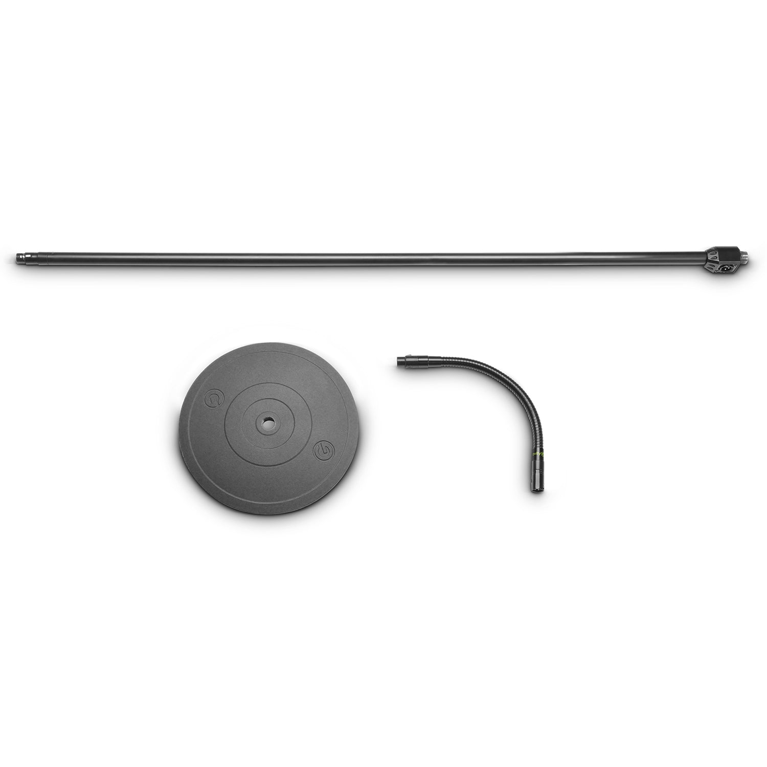 Gravity GMS23XLRB Microphone Stand With XLR Connector and Gooseneck - Hollywood DJ