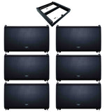 QSC LA112, 12" Powered Line Array Loudspeaker Package with Array Frame by QSC