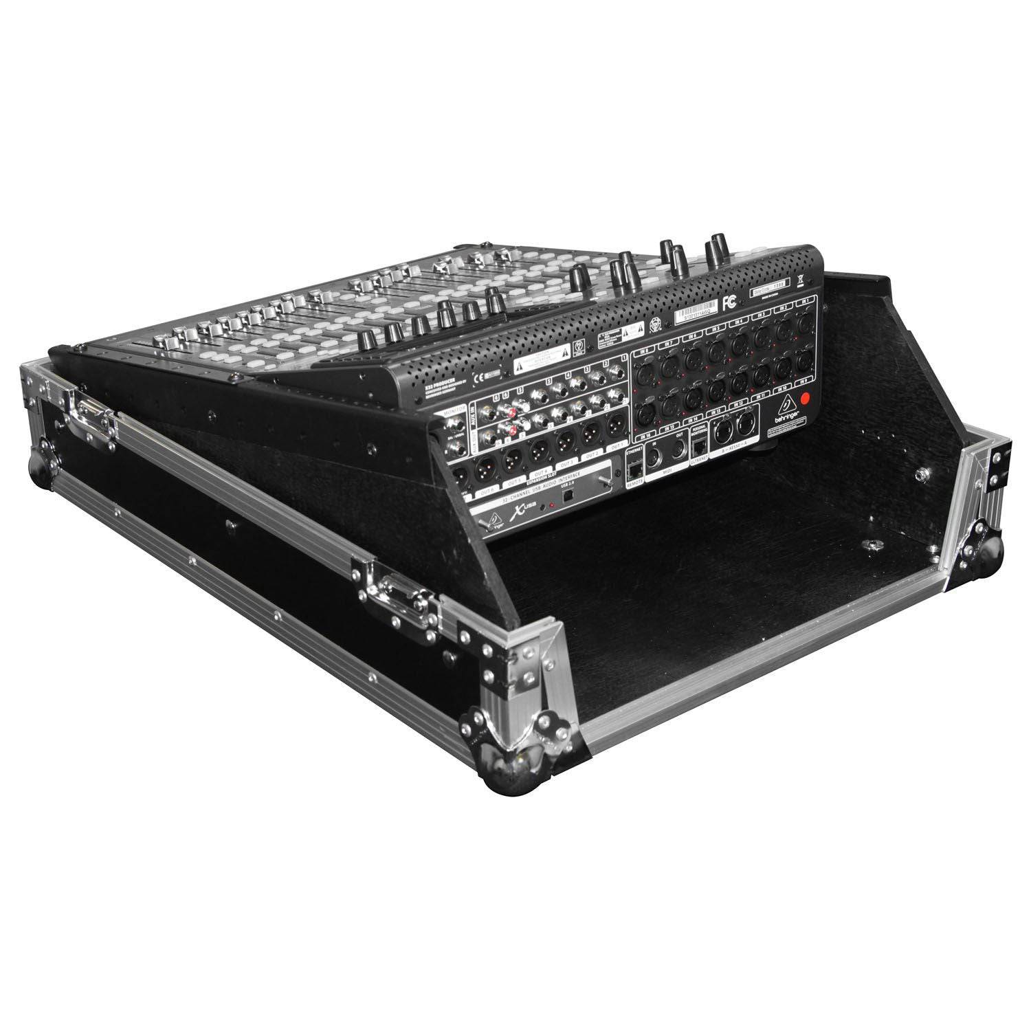 Odyssey FZMX1913, Universal 13U Rack Mountable DJ Mixer Flight Case - Hollywood DJ