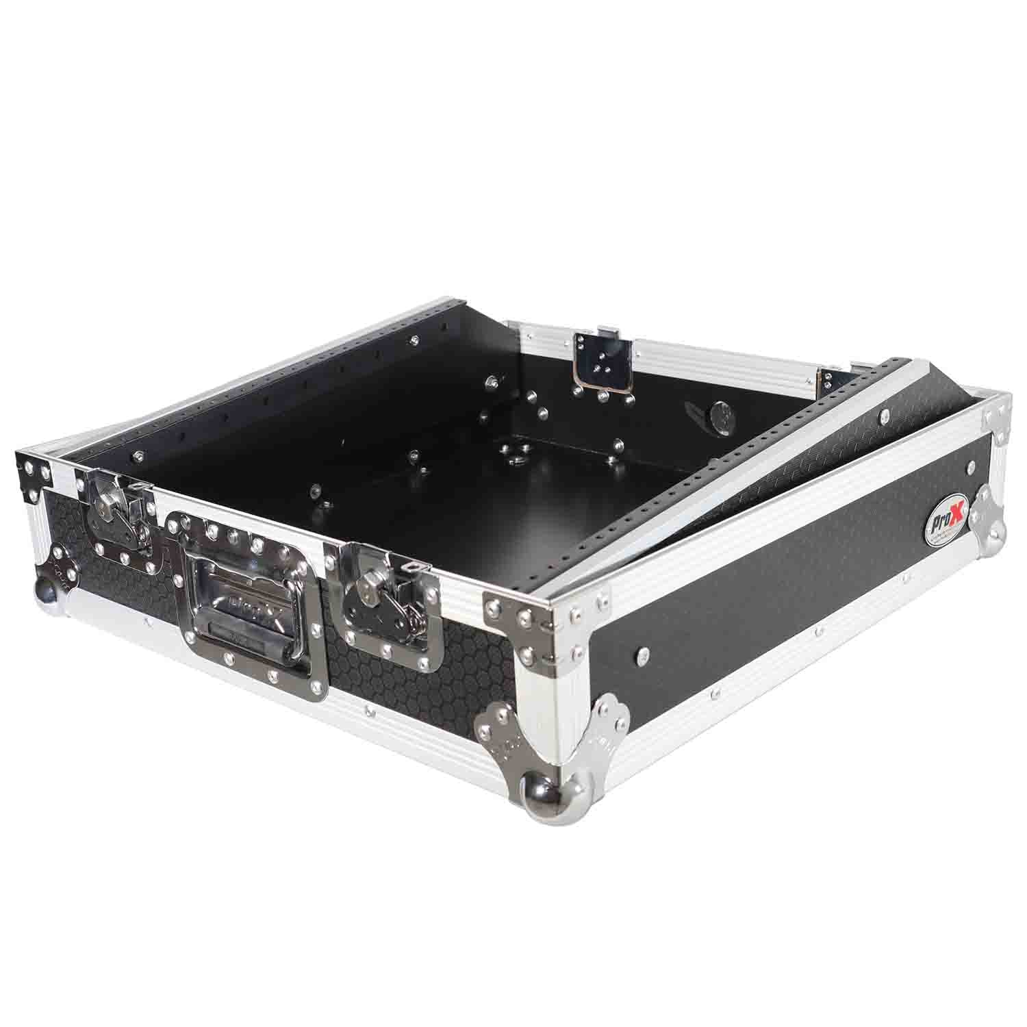 ProX T-MC DJ Flight Case For Universal 10U 19" Topload Rack Mountable Live Sound Mixer - Hollywood DJ