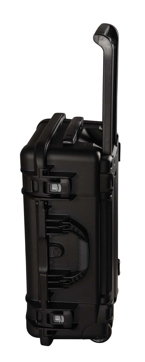 Gator Cases GU-2011-07-WPDV Waterproof Injection Molded Case with Pullout Handle and Inline Wheels - 20.5″X11.3″X7.5″ - Hollywood DJ