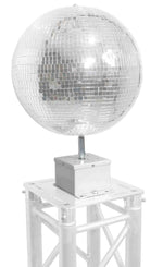 ProX X-MOTOS-WH Motos Universal Mirror Ball Oscillating 1RPM Motor Mounts up to 30" - White Finish - Hollywood DJ