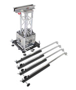 ProX XTP-GSBPACK3 Truss Tower Stage Roofing System Package Top Block Hinges Base - 3.28 Feet - Hollywood DJ