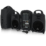 Behringer PPA500BT, 500W 6-Channel Portable PA system with Bluetooth - Hollywood DJ