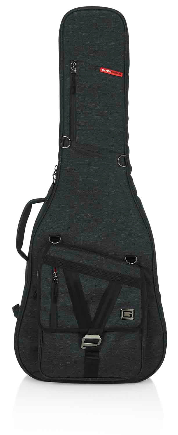 Gator Cases GT-RES00CLASS-BLK Transit Series Gig Bag for Resonator, 00, and Classical Acoustic Guitar - Charcoal - Hollywood DJ