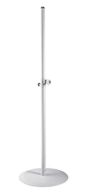 K&M 26735 Topline Speaker Stand - White - Hollywood DJ