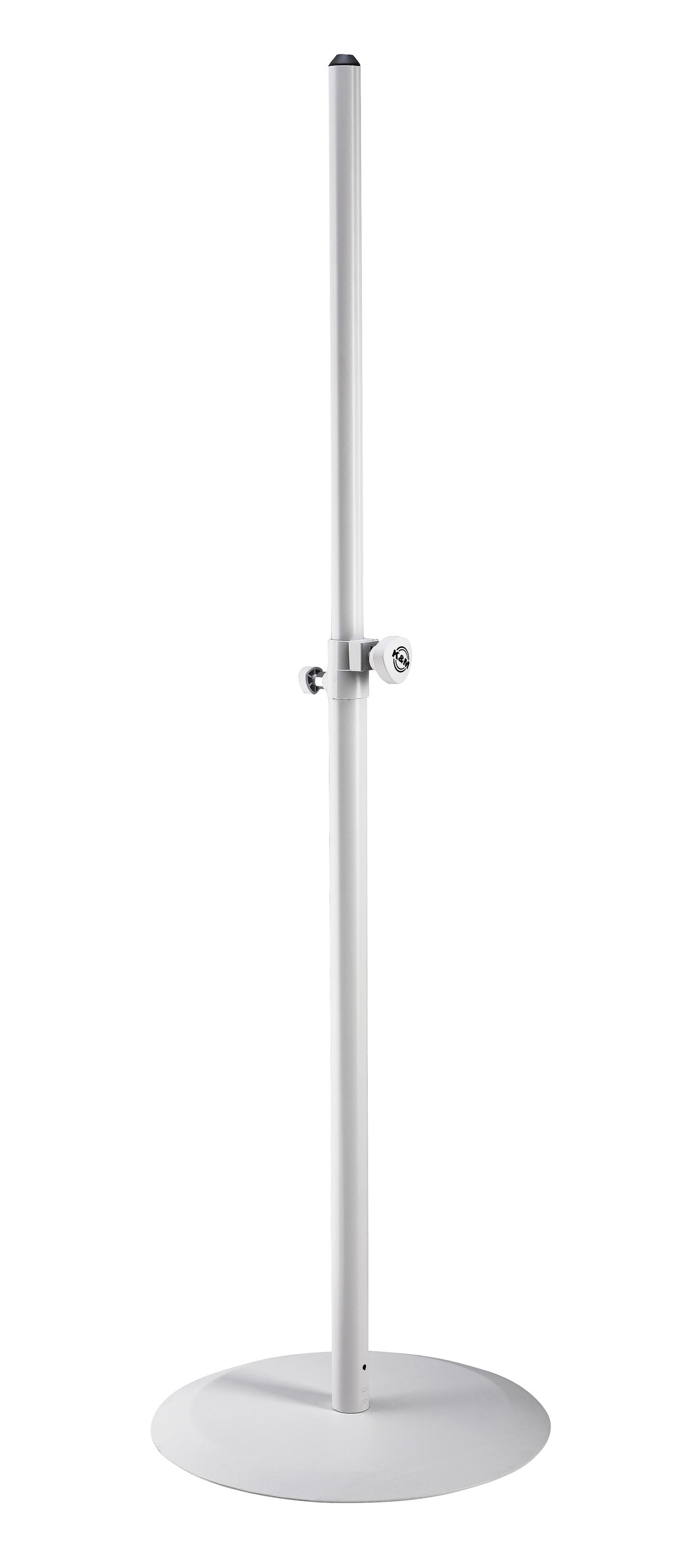 K&M 26735 Topline Speaker Stand - White - Hollywood DJ
