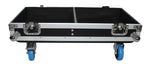 ProX X-RCF-TTL6A, Flight Case for 2x RCF TTL6-A Three-Way Line Array Module with 4-inch Wheels - Hollywood DJ