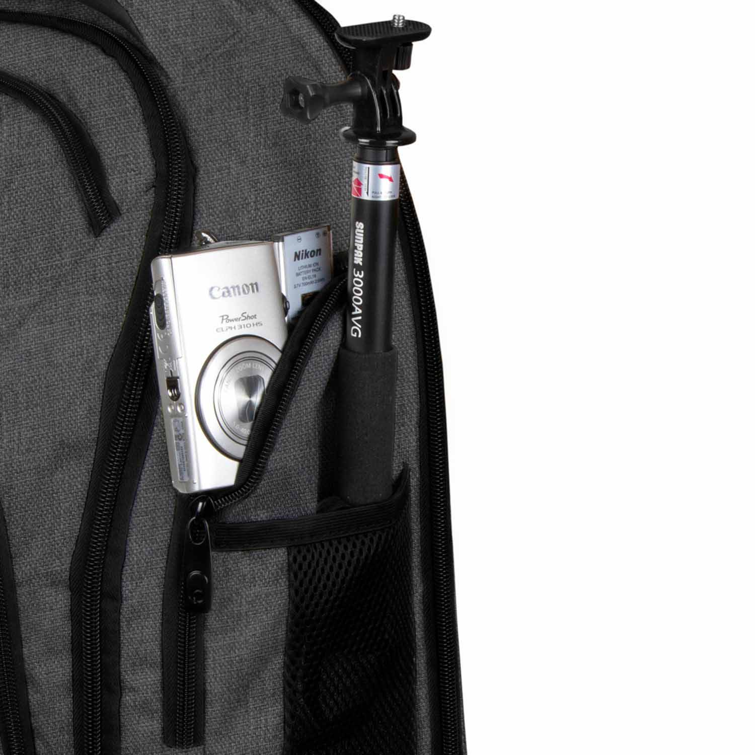 Odyssey BPBACKTRAKXLG Backtrak XL DJ Backpack - Gray - Hollywood DJ