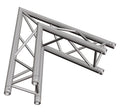 Global Truss TR-4087-O, Two Way 60 Degree Apex Out Corner for F33 Triangular Truss System - 3.28 FT - Hollywood DJ