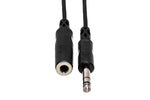 Hosa HPE-310 Headphone Extension Cable 1/4 in TRS to 1/4 in TRS – 10 Feet - Hollywood DJ