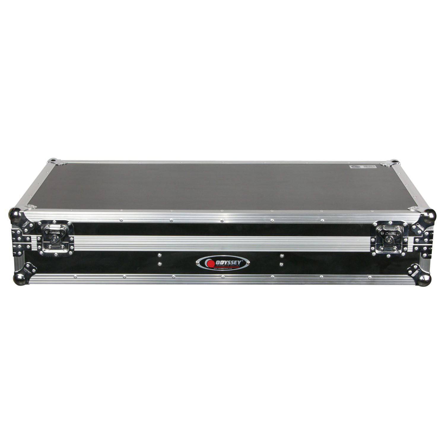Odyssey FZBM10W, 10″ Format DJ Mixer and Two Battle Position Turntables Flight Coffin Case - Hollywood DJ