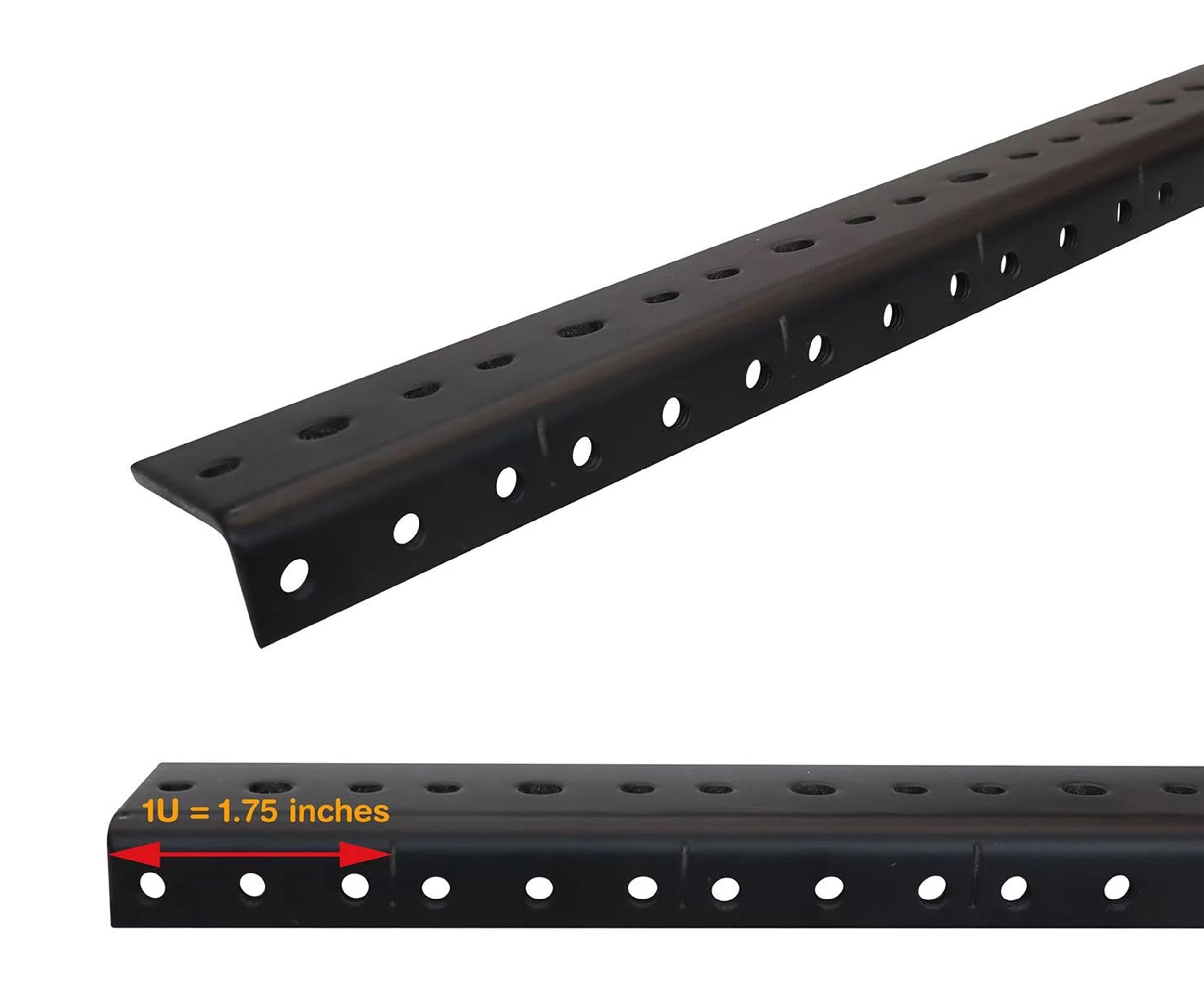 Odyssey ARR20 Pair of Pre-Tapped Rack Rails 20U - 35 Inches - Hollywood DJ