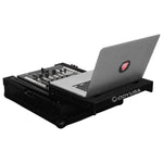 Odyssey FZGS12MX1BL, Universal Black Low Profile 12″ Format DJ Mixer Flight Case with Glide Platform - Hollywood DJ