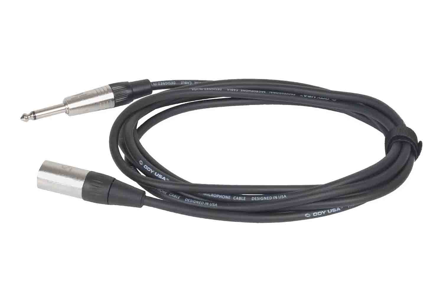 Odyssey XLR Male to Mono 1/4″ Male Unbalanced Microphone Cable by Odyssey