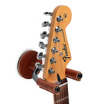 Levy's Leathers LVY-FGHNGR-SMTN Forged Guitar Hanger with Tan Leather - Hollywood DJ