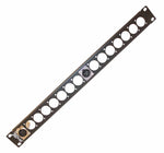 ProX T-1U16XLR 1U Rack Panel Punched for 16 XLR, speakON or powerCON Connectors - Hollywood DJ