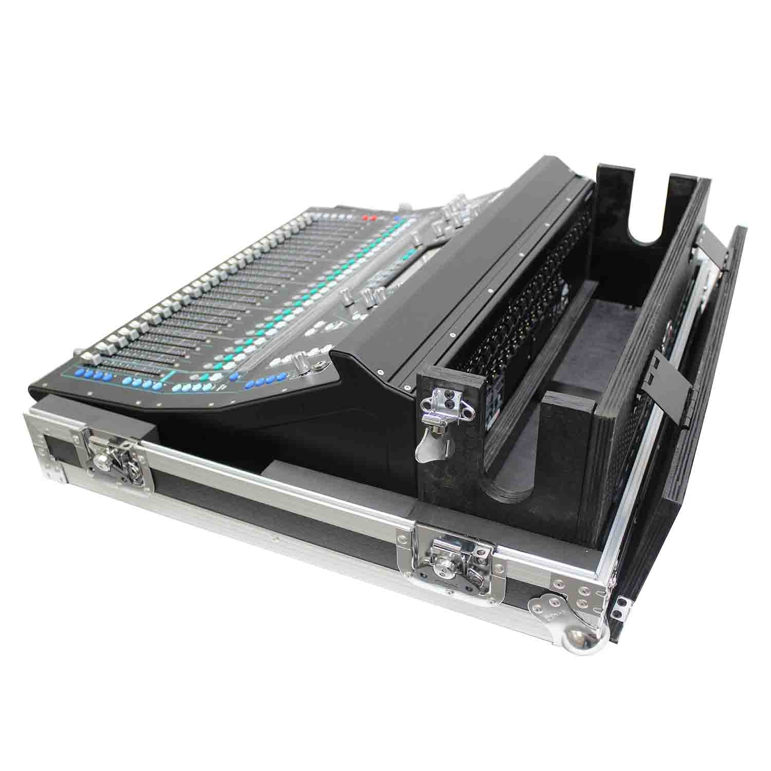 ProX XS-AHSQ7DHW DJ Console Flight Case For Allen and Heath SQ7 with Doghouse and Wheels - Hollywood DJ