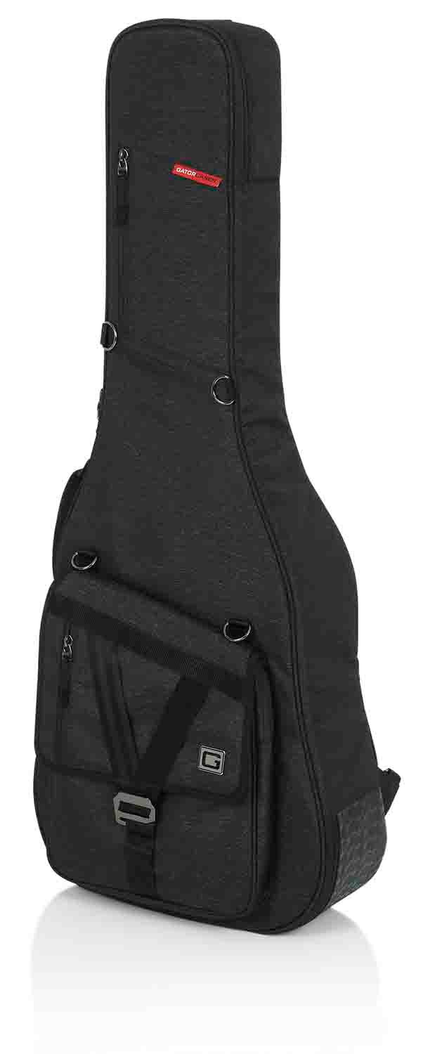 Gator Cases GT-RES00CLASS-BLK Transit Series Gig Bag for Resonator, 00, and Classical Acoustic Guitar - Charcoal - Hollywood DJ