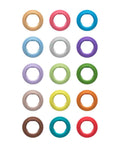 Sennheiser EW-D SK COLOR CODING Set of Color Indicators for EW-D SK Bodypack Transmitters (16 Pack) - Hollywood DJ