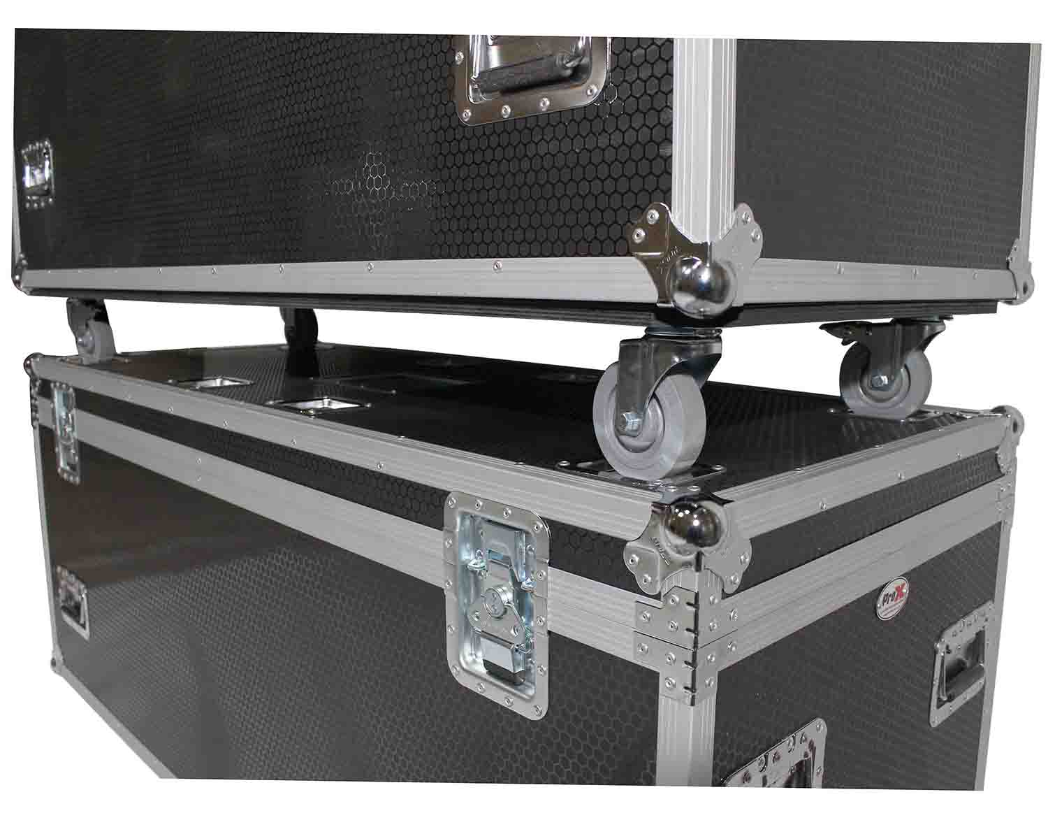 ProX XS-UTL246030W Heavy-Duty Truck Pack Utility Flight Case W-Divider and Tray Kit - 24"X60"X30" by ProX Cases