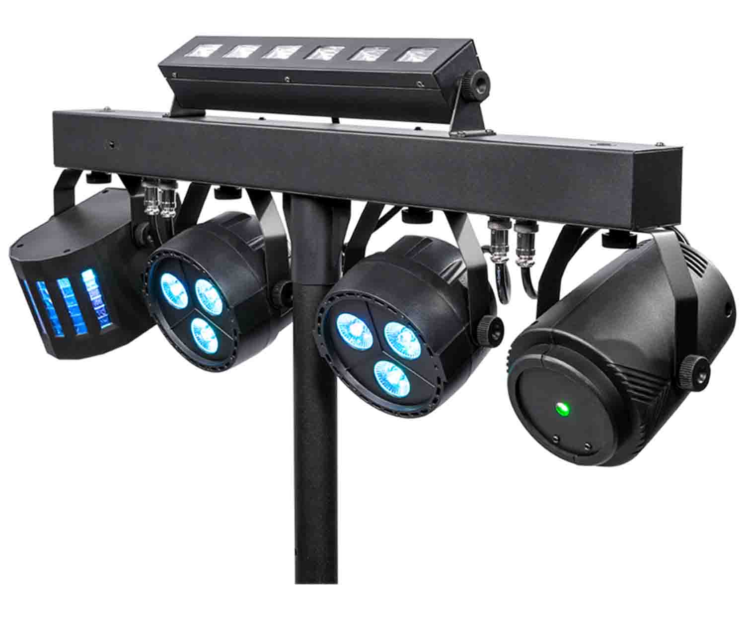 B-Stock: ColorKey CKU-3030 PartyBar FX Multi Effect Professional Lighting Package - Hollywood DJ