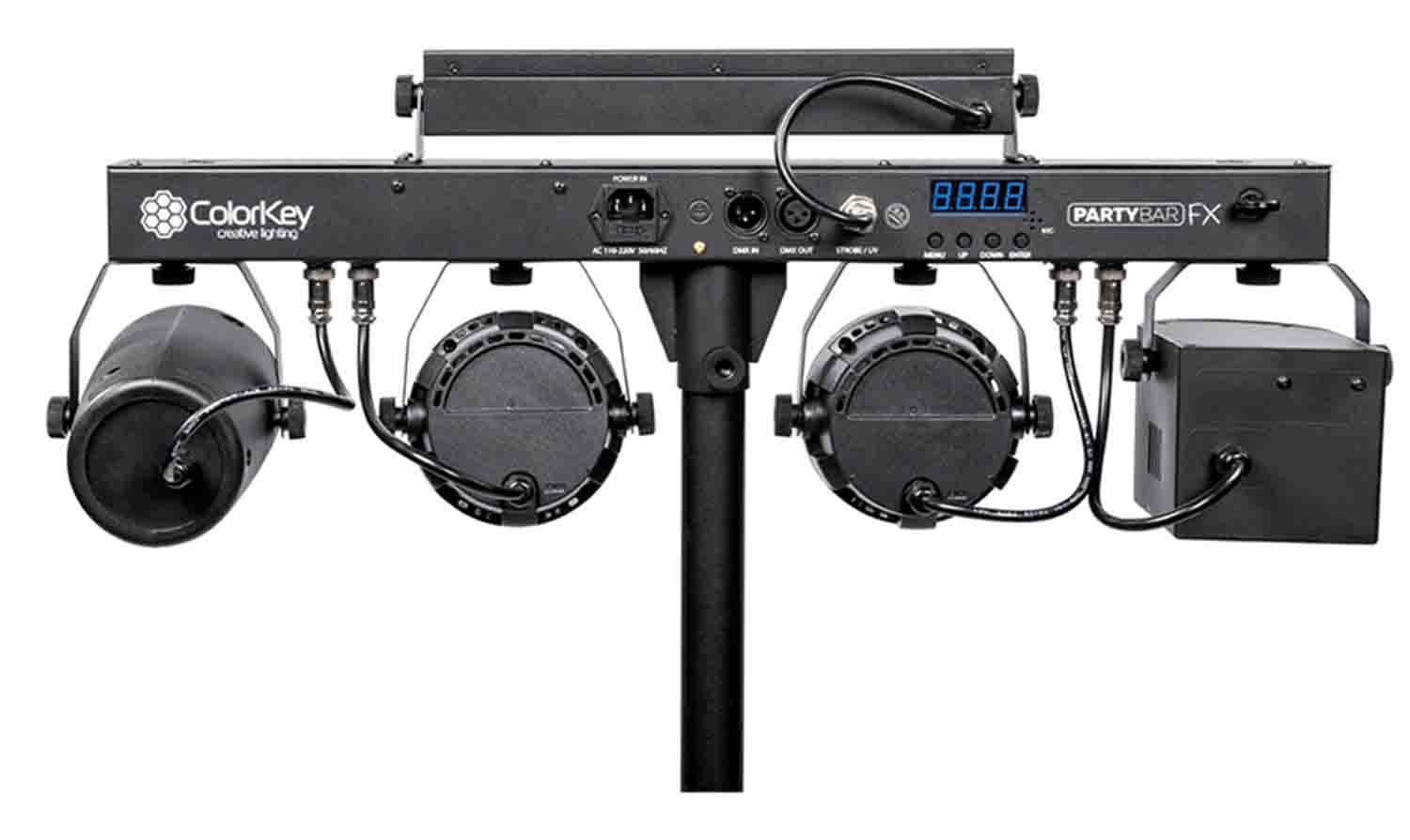 ColorKey CKU-3030 PartyBar FX Multi Effect Professional Lighting Package - Hollywood DJ
