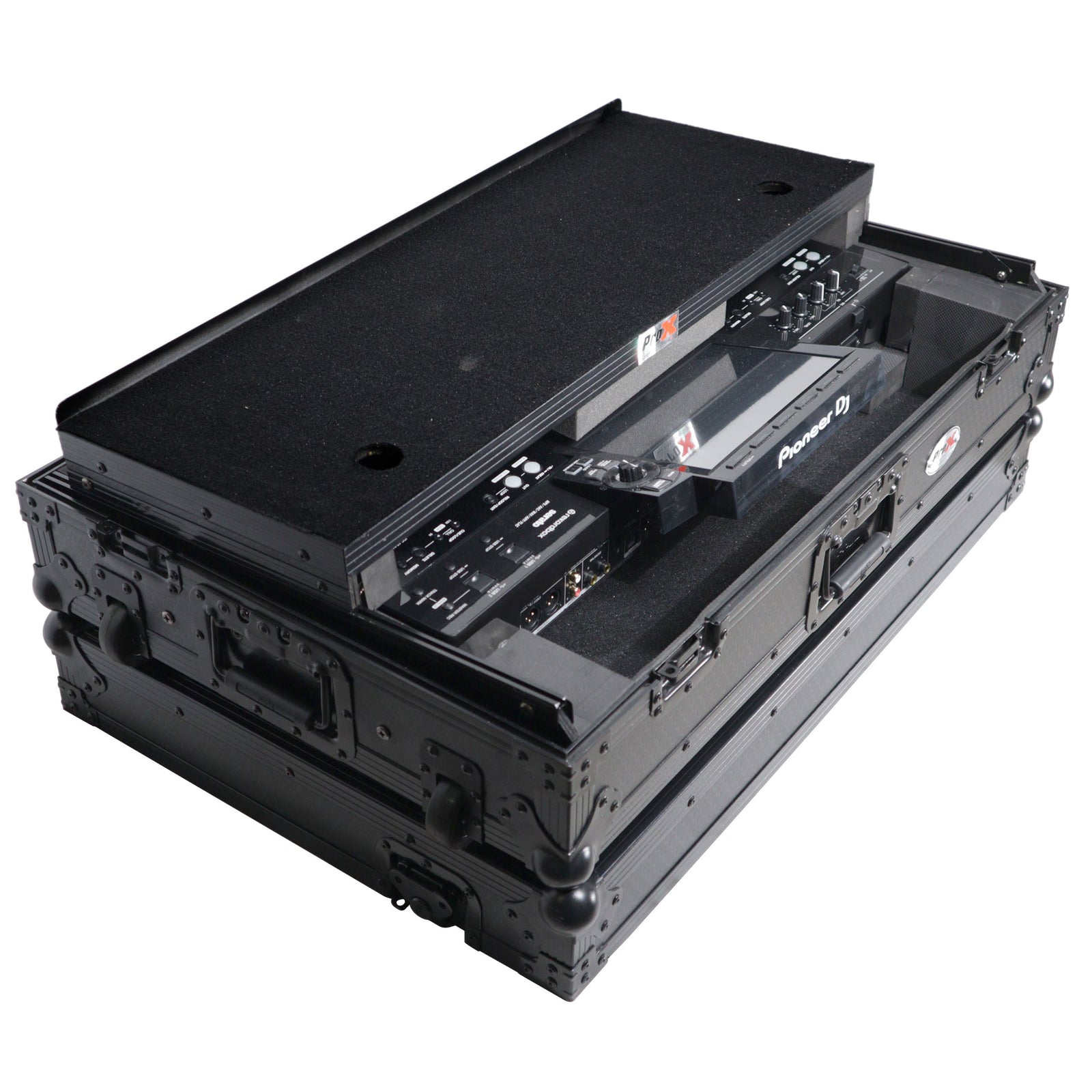 ProX XS-XDJRX2 WLTBL DJ Flight Case For Pioneer XDJ-RX2 With Sliding Laptop Shelf by ProX Cases