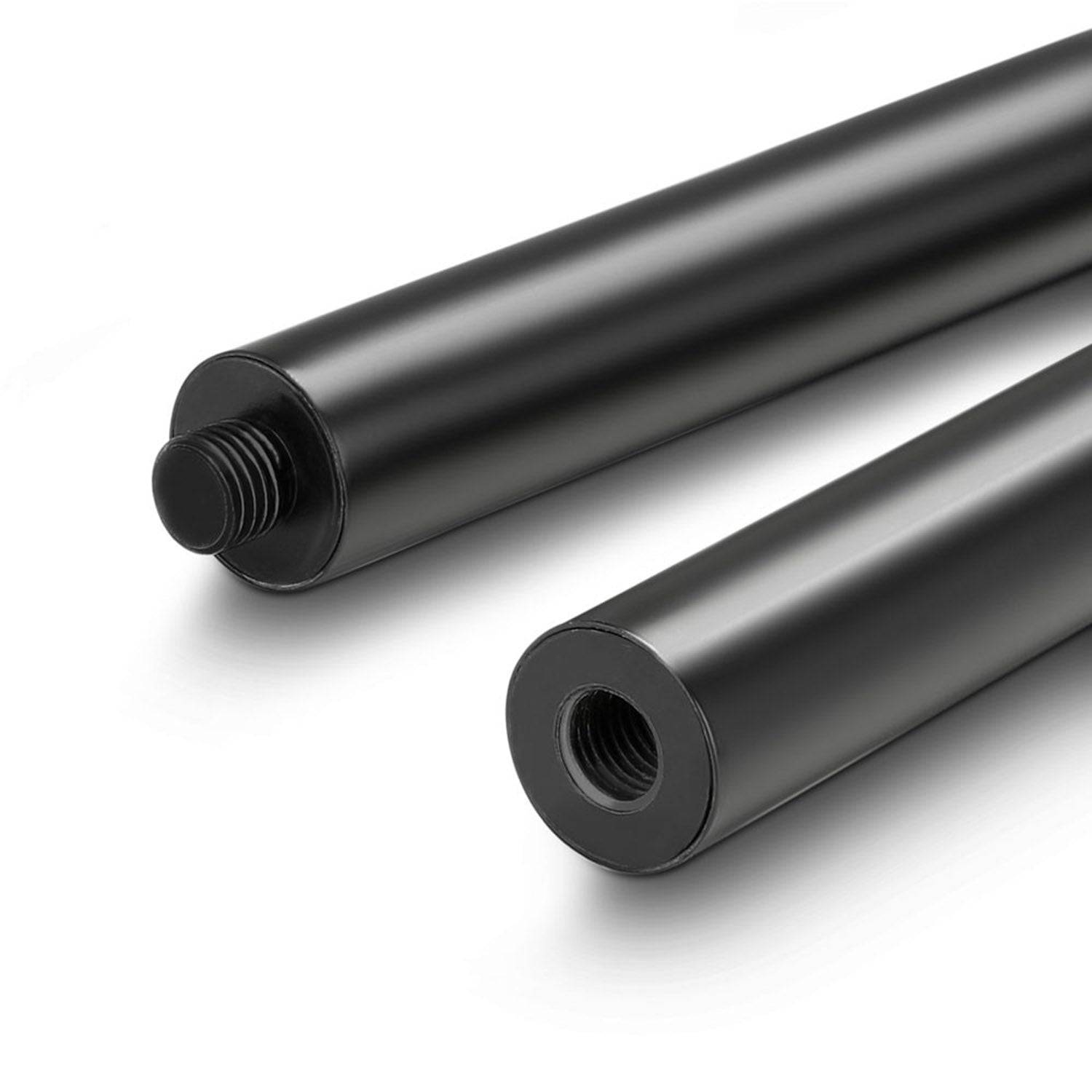 Gravity GSP2332EXTB, Spacer Tube Speaker Pole With Extension M20 Thread In Black - Hollywood DJ