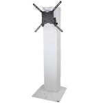ProX XT-FLEXTOTEM TV Adjustable Totem Stand with TV Mount, Foldable Base Plate and Speaker Stud - 3ft to 6ft Height - Hollywood DJ