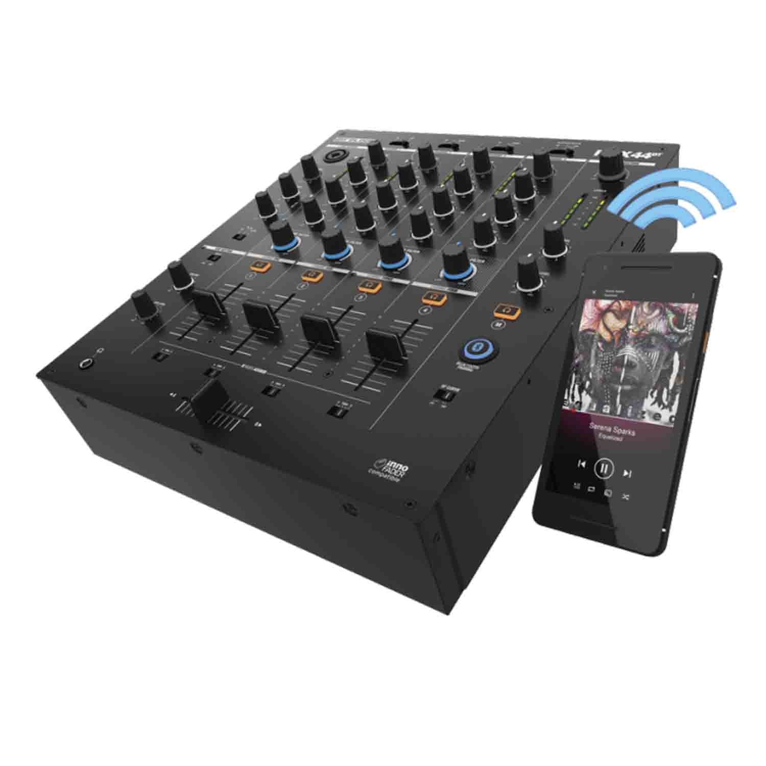 Reloop RMX-44BT 4-Channel Bluetooth Club DJ Mixer - Hollywood DJ