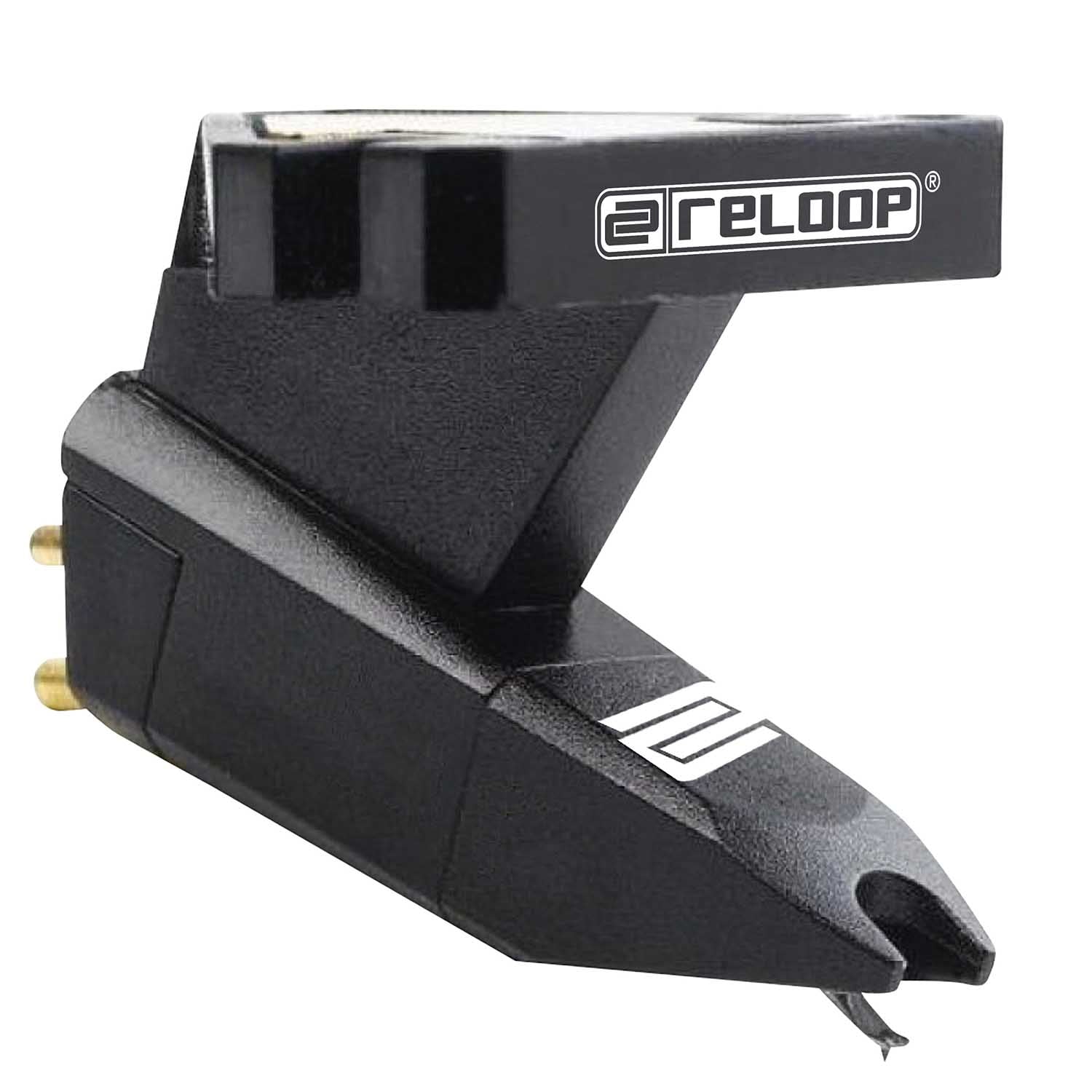 Reloop OM-BLACK, OM Cartridge For Headshell Mounting - Black - Hollywood DJ