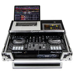 Odyssey FZGSPIDDJ8001, Pioneer DDJ-800 Flight Case With Bottom 1U Rack Space And Glide Platform - Hollywood DJ