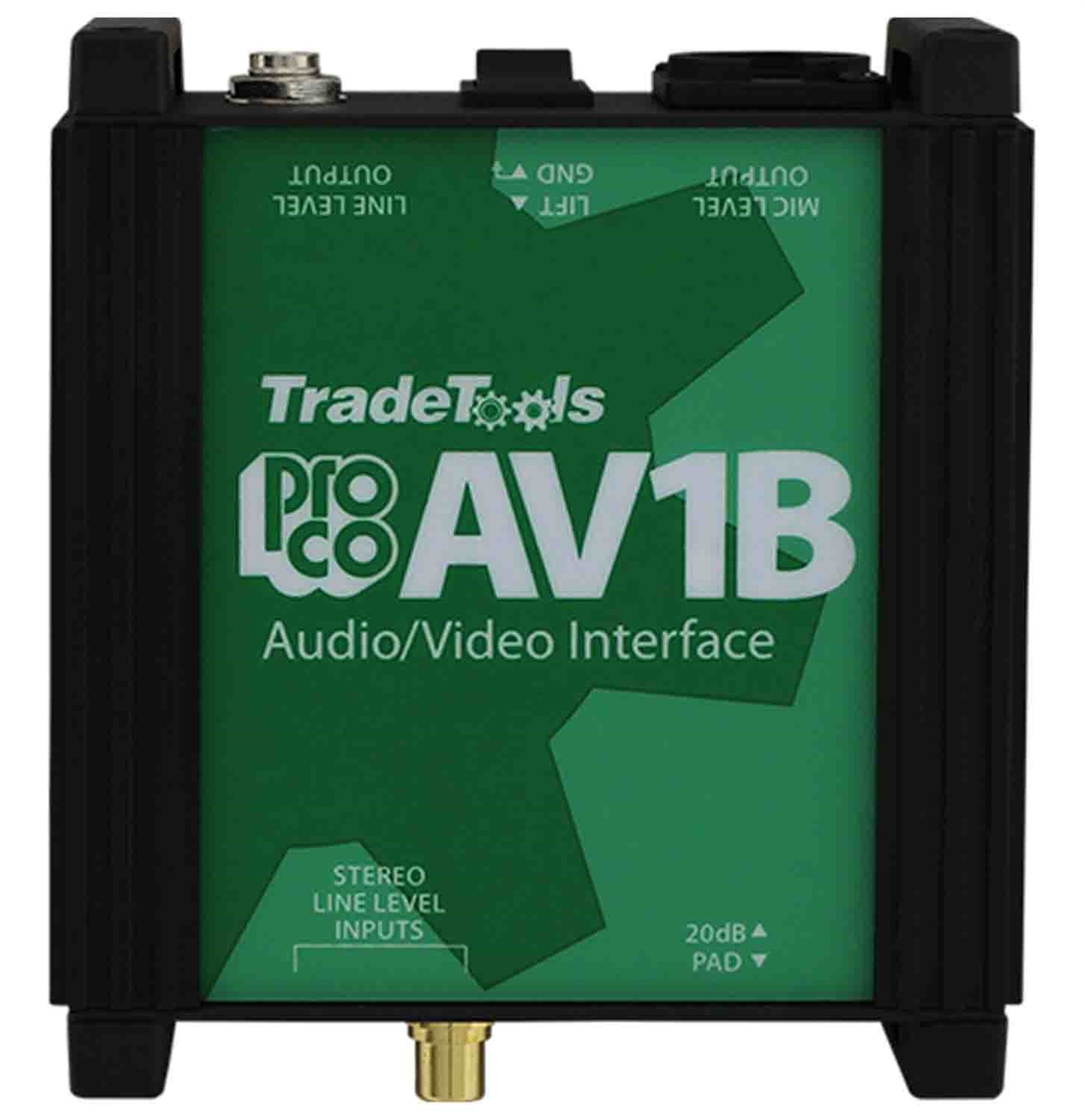 PROCO AV1B 1-Channel Audio-Visual Interface - Hollywood DJ