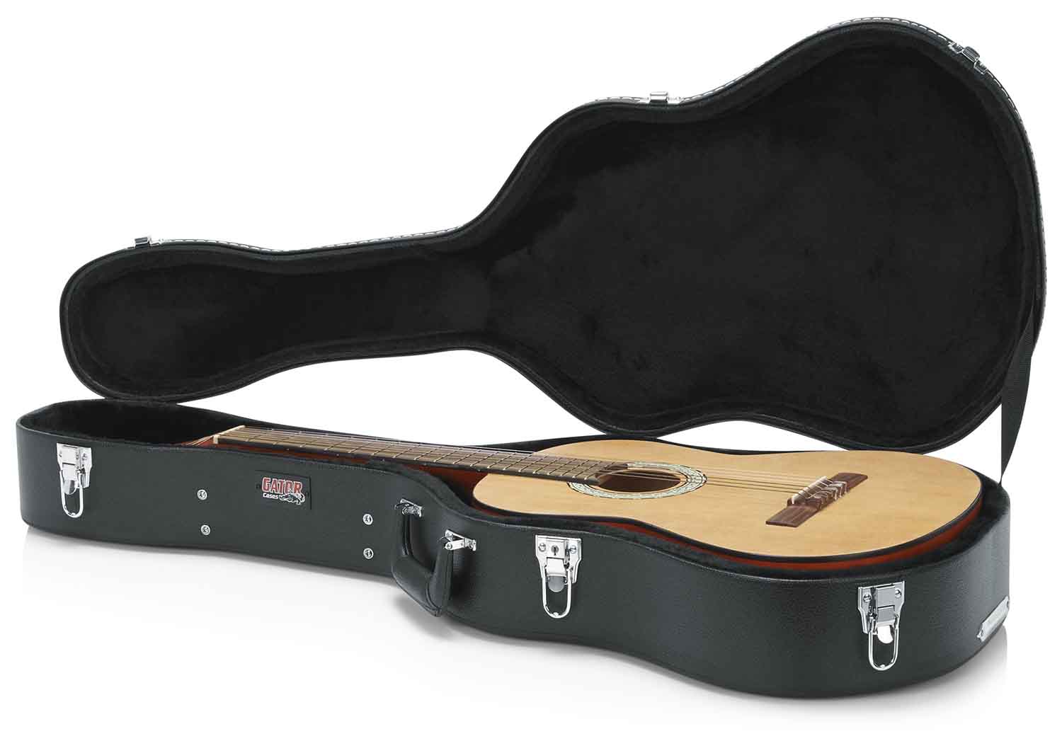 Gator Cases GW-CLASSIC Deluxe Wood Case for Classical Guitars - Hollywood DJ