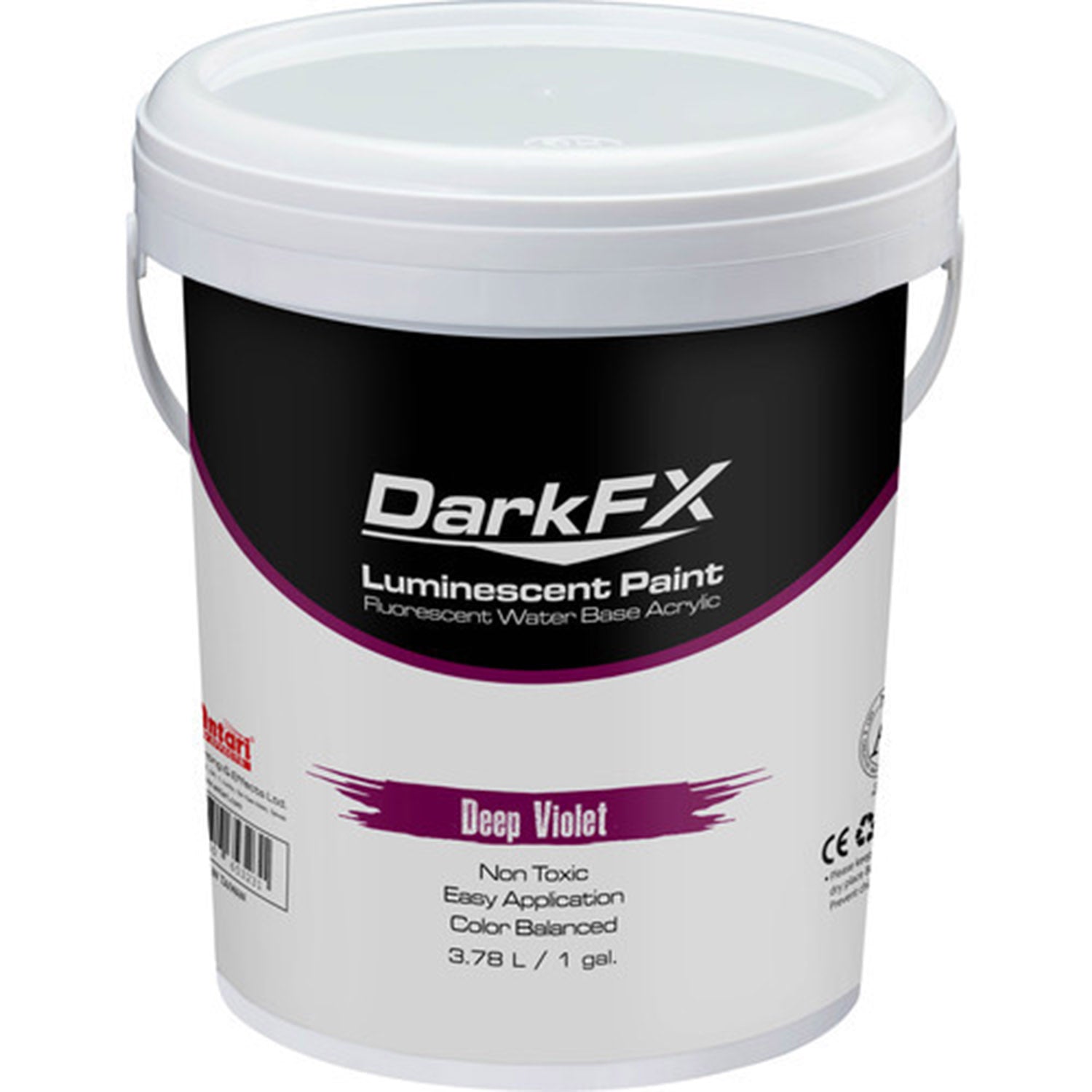 Antari DFX-VL1GL-DVL, Deep Violet UV Paint - 1 Gallon - Hollywood DJ