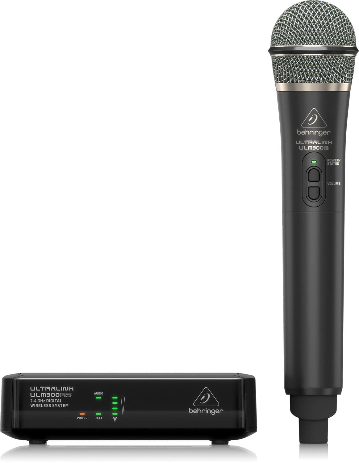 Behringer ULM300MIC, High-Performance 2.4 Ghz Digital Wireless System With Handheld Microphone And Receiver - Hollywood DJ
