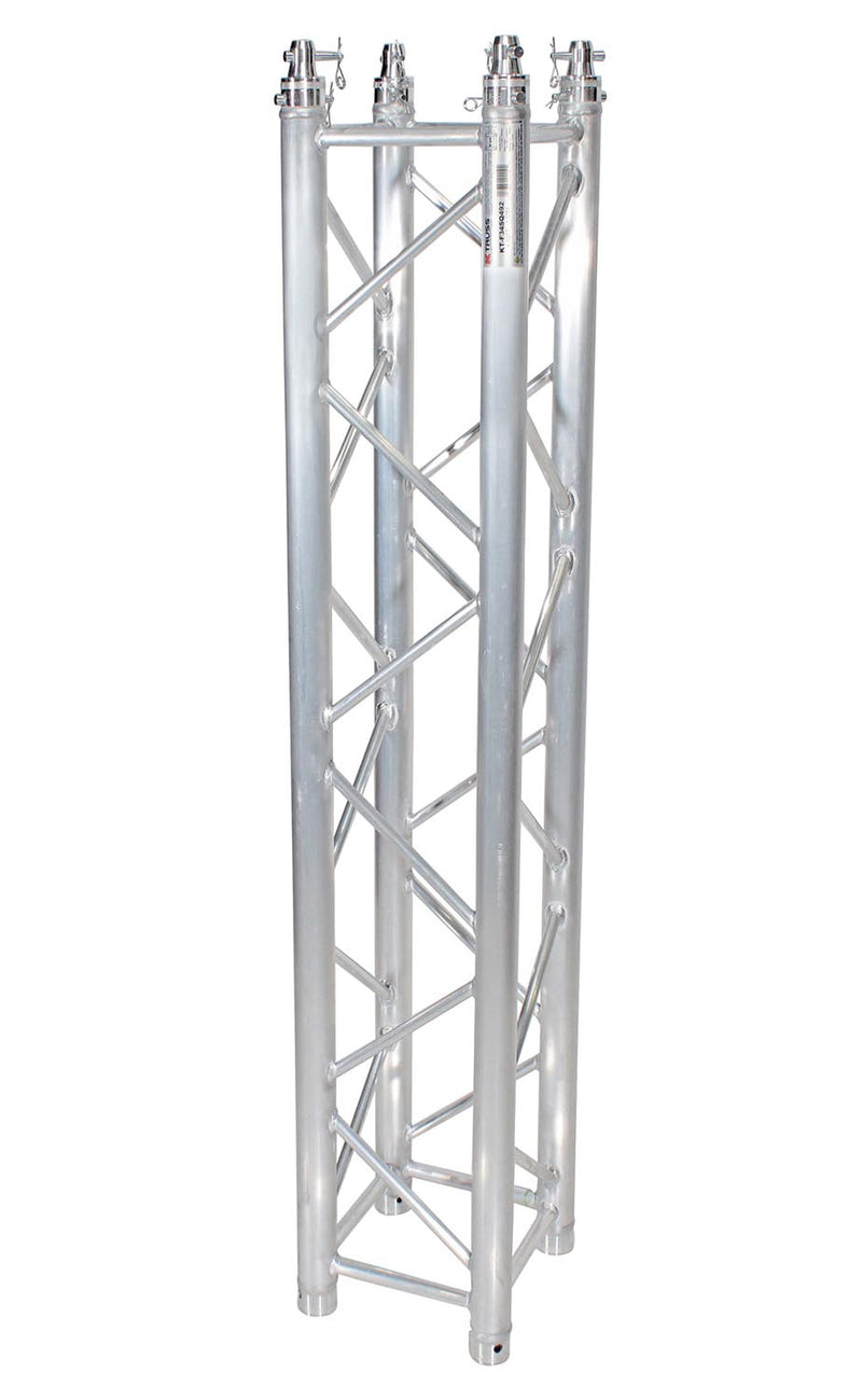 ProX KT-F34SQ492, 1.5M K-Truss F34 Economy Light-Structural Aluminum Truss 1.5mm Wall - 4.92 Feet - Hollywood DJ