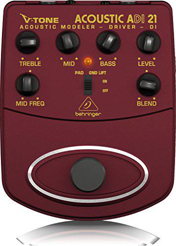 Behringer ADI21 Acoustic Amp Modeler/ Direct Recording Preamp/DI Box - Hollywood DJ