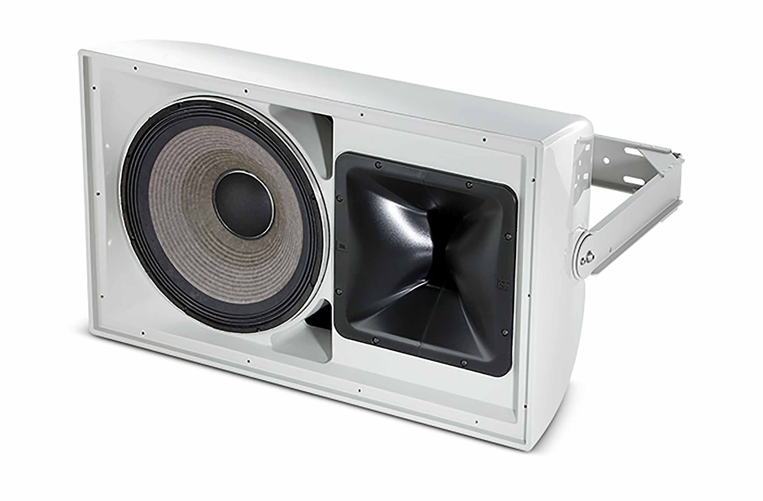 JBL AW566, High Power 2-Way All Weather Loudspeaker with 1 x 15" LF and Rotatable Horn - Gray - Hollywood DJ