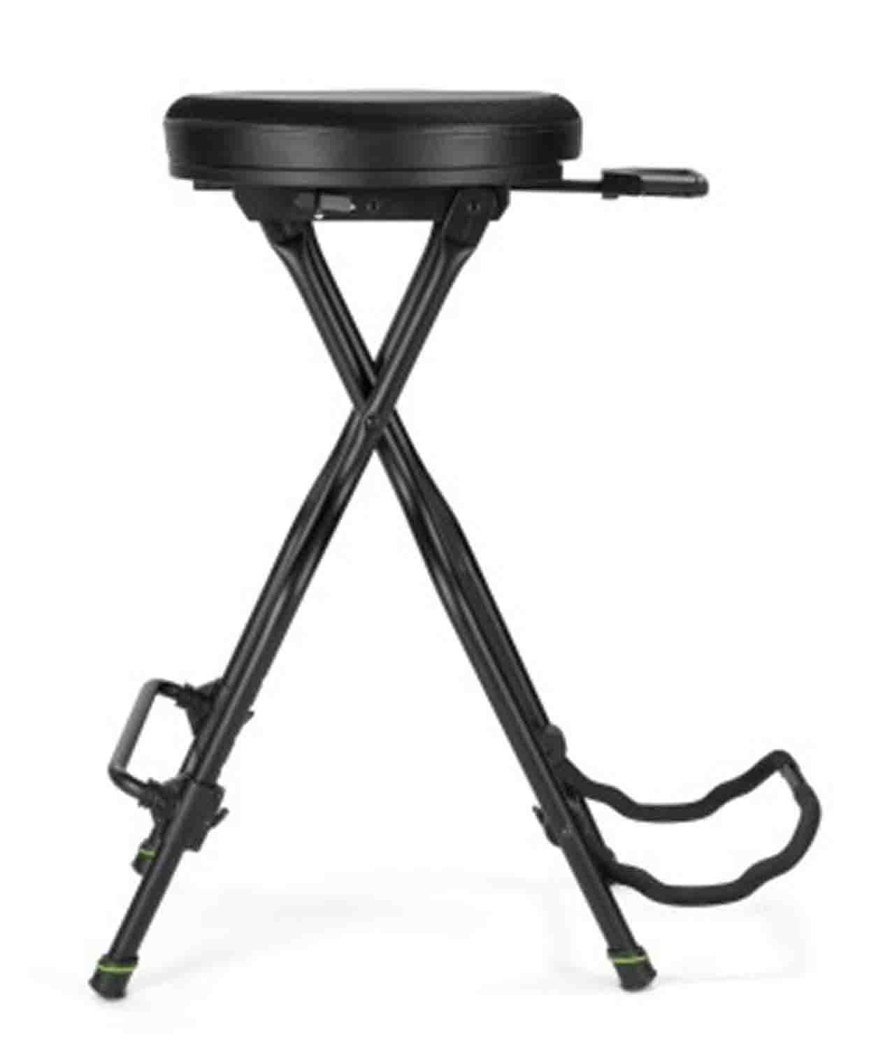 Gravity FG SEAT 1 Musician Seat with Guitar Stand - Hollywood DJ