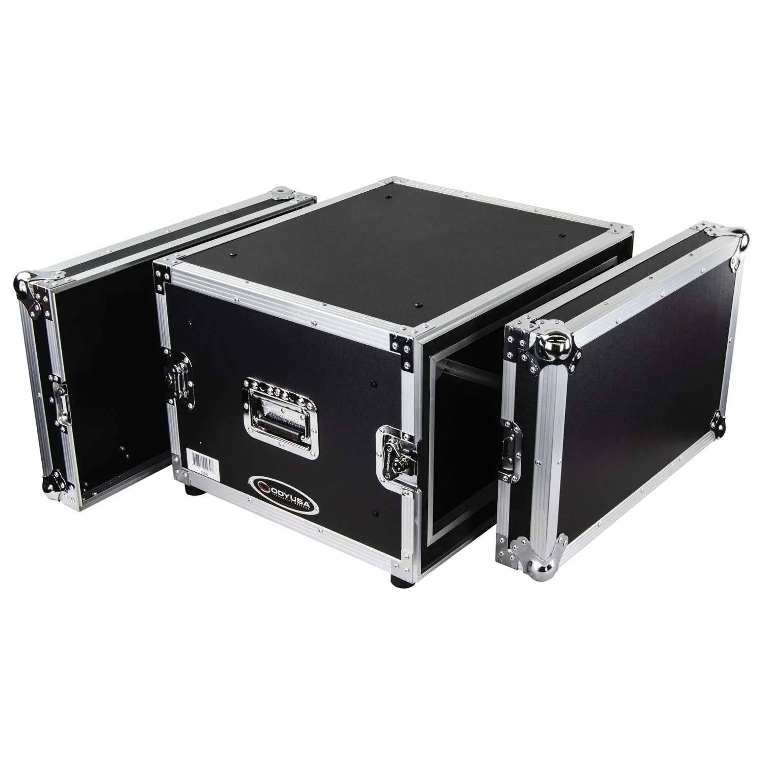 Odyssey FZS06, 6U Shock Mount Rack Flight Case - Hollywood DJ