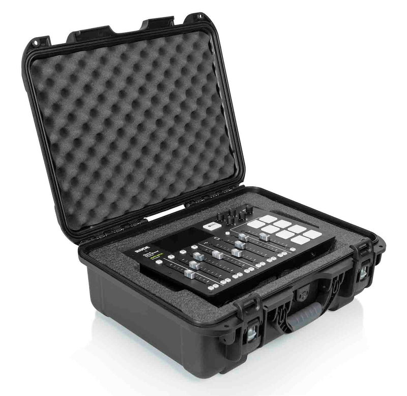 Gator Cases GWP-TITANRODECASTER2 Titan DJ Case for RODEcaster Pro and Two Mics - Hollywood DJ