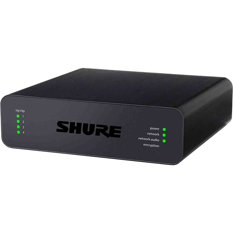 Shure ANI4OUT-BLOCK 4-Output Mic/Line Dante Audio Network Interface - Block Connectors - Hollywood DJ