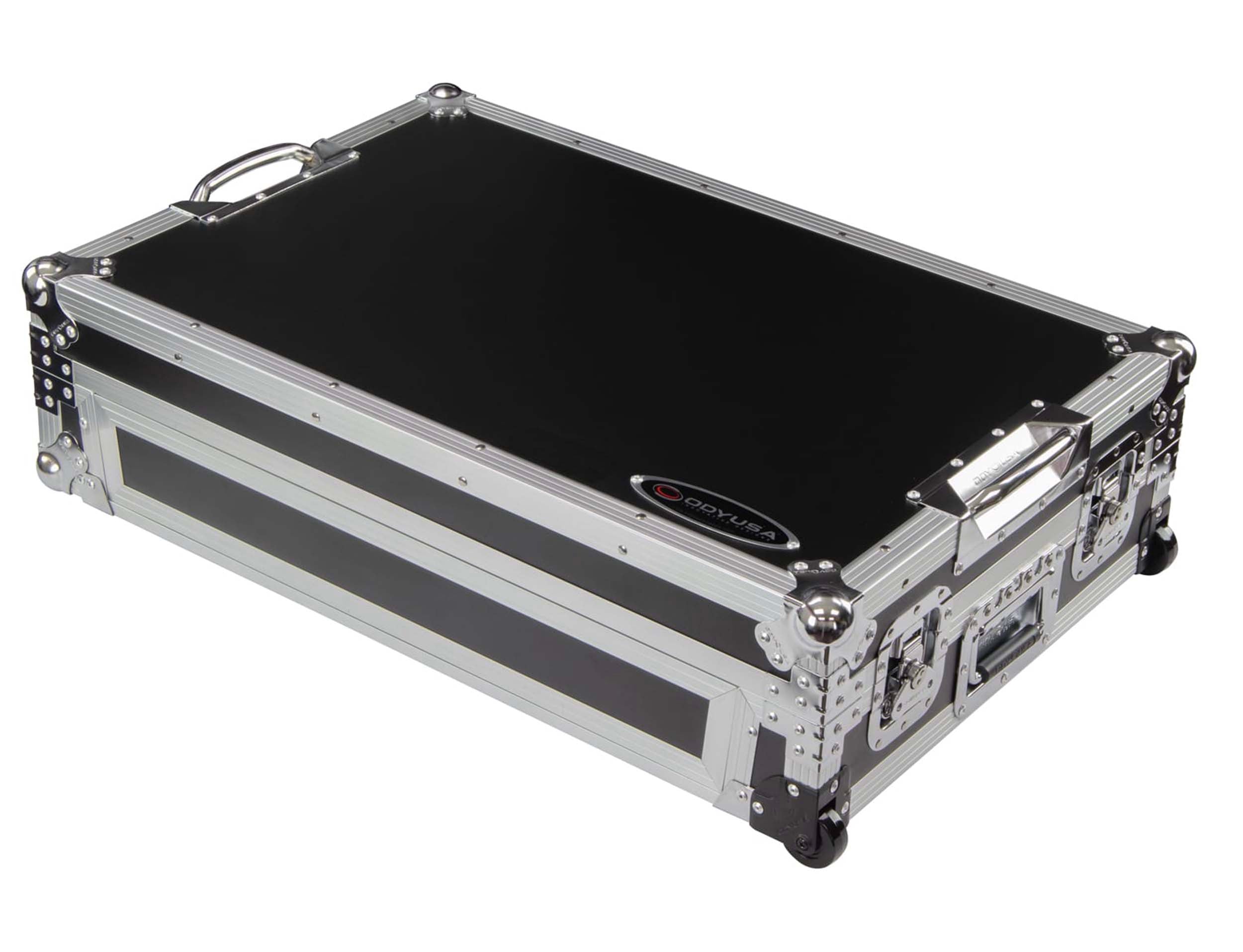 Odyssey FZDDJFLX10CW 1U Flight Case For DDJ-FLX10 Controller with Corner Wheels - Hollywood DJ